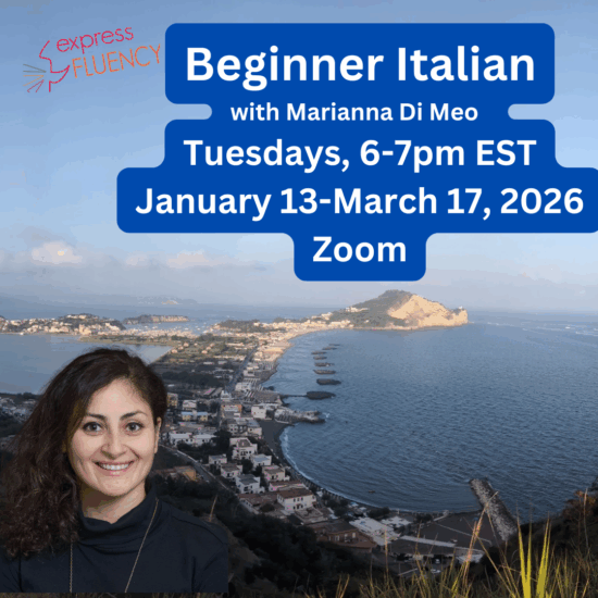 Beginner Italian Online (postponed until spring 2026)