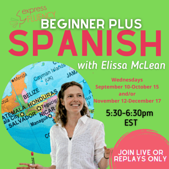 Beginner Plus Spanish Online: Fall 2025