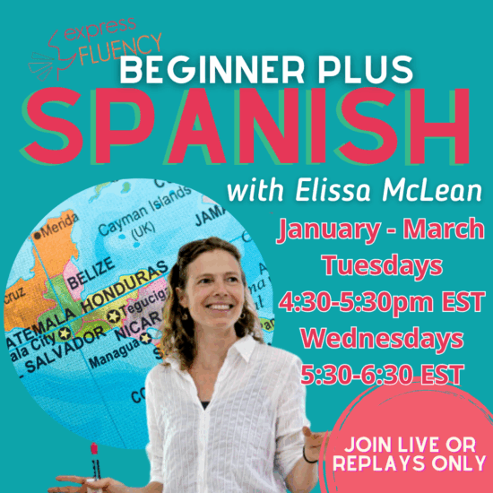 Beginner Plus Spanish Online: Winter 2026