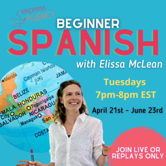 Beginner Spanish Online (evenings) April 21-June 23, 2026