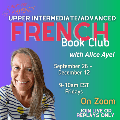 advanced french book club fall 2025