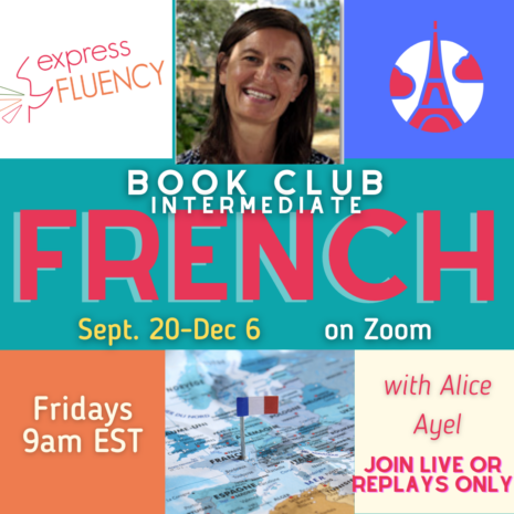 fall 2024 intermediate book club french