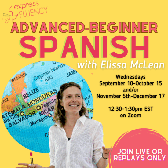 Advanced-Beginner Spanish Online Fall 2025