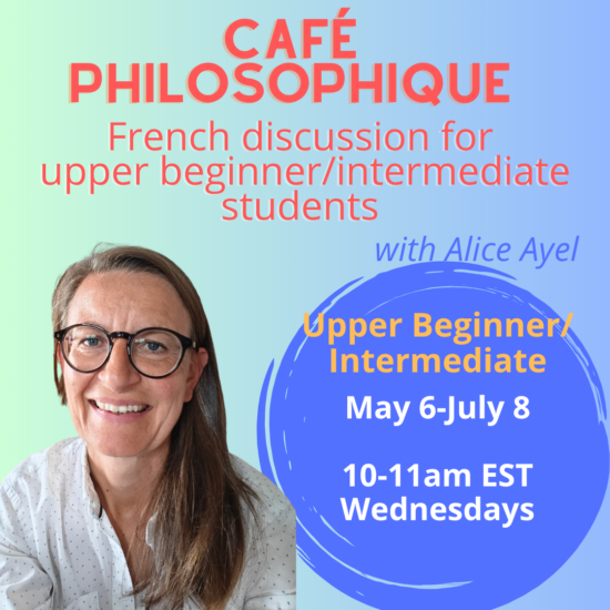 Café Philosophique w Alice Ayel May 6-July 8, 2026